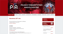 Desktop Screenshot of angio.org.pl
