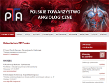 Tablet Screenshot of angio.org.pl